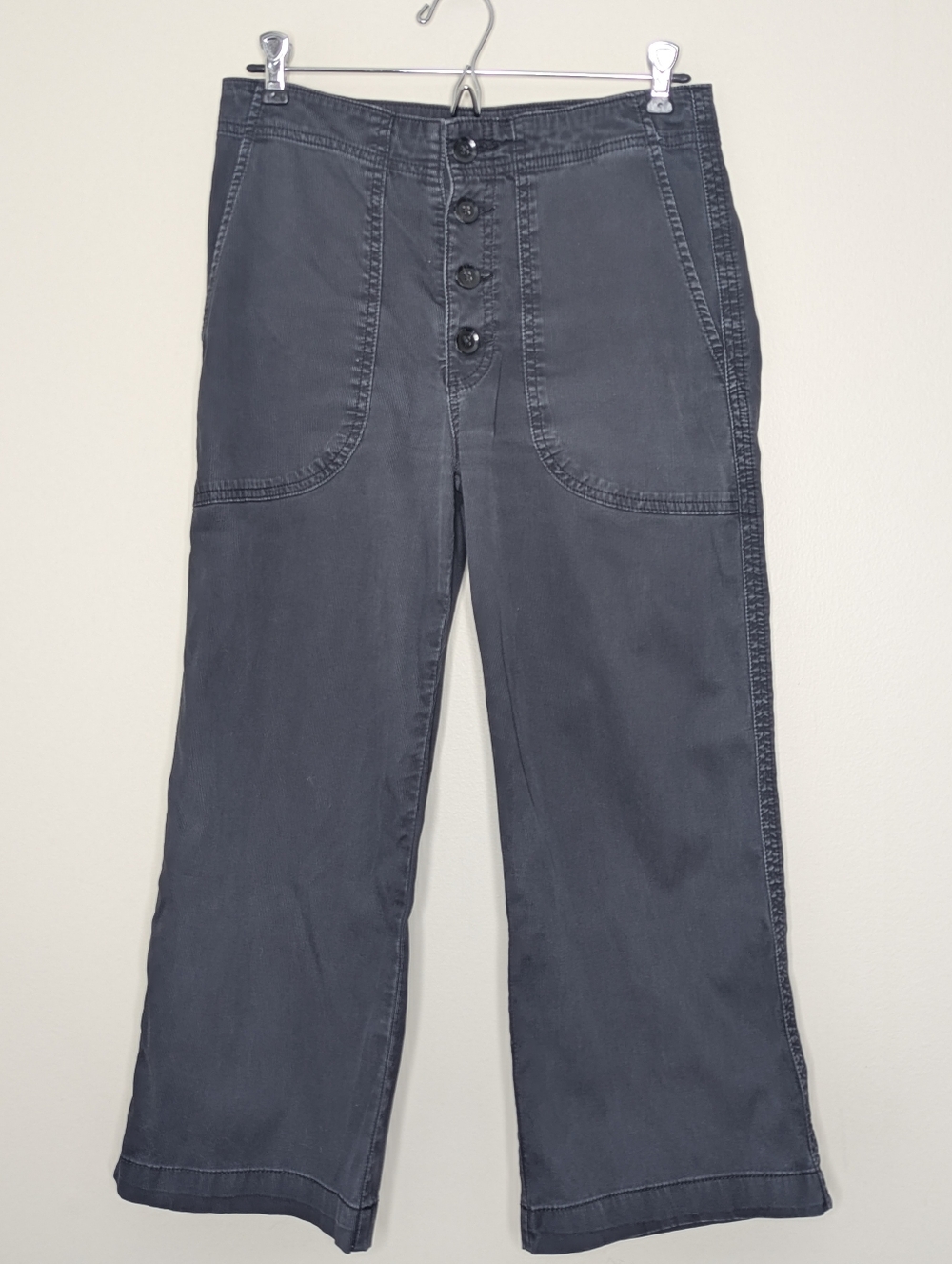 AG Adriano Goldschmied Women's Etta Workwear Pant High-Waisted Wide Leg Crop 28R